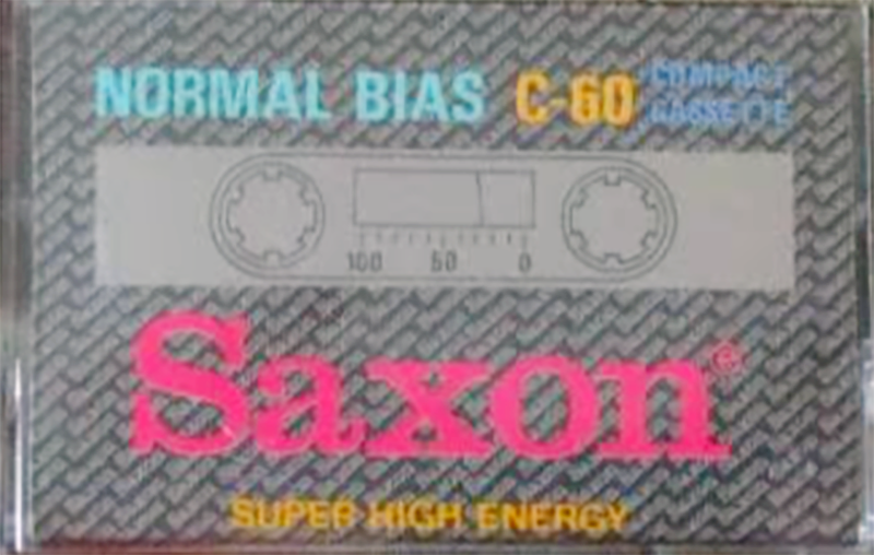 Compact Cassette Saxon 60 Type I Normal Unknown Country