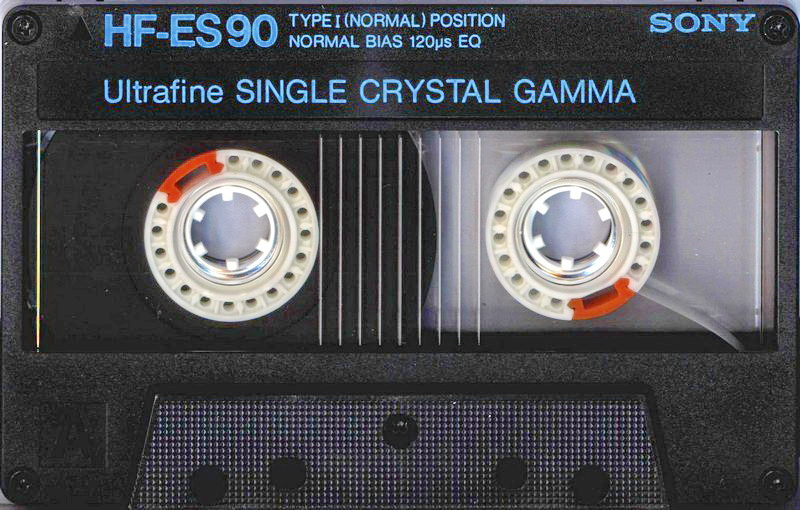Compact Cassette Sony HF-ES 90 "HF-ES 90N" Type I Normal 1986 Europe