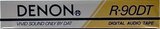 Digital Audio Tape Denon 90 "R-90DT E" Type IV Metal 1990 North America
