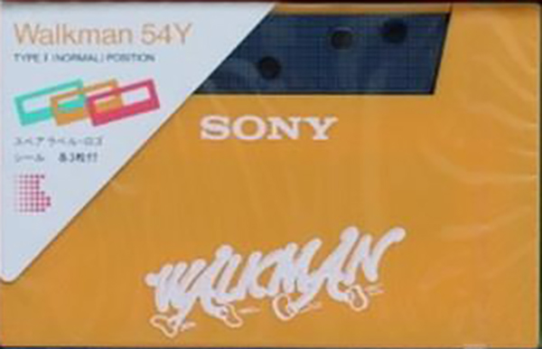 Compact Cassette Sony Walkman 54 "Walkman 54Y" Type I Normal Japan