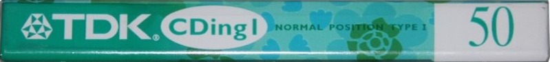 Compact Cassette TDK CDing 1 50 "CD1-50L" Type I Normal 2000 Japan