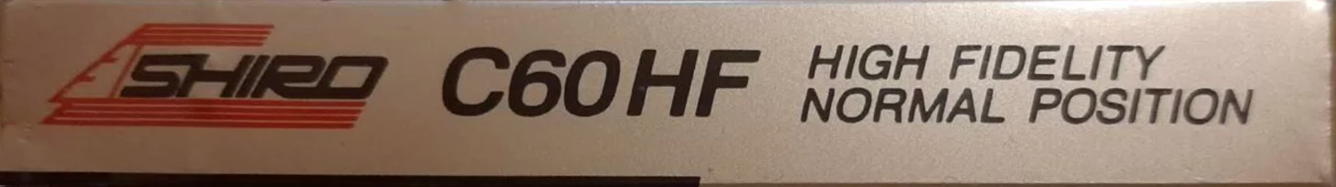 Compact Cassette Shiro 60 "HF" Type I Normal South Korea