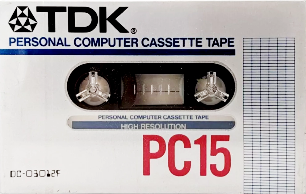 Compact Cassette TDK 15 Computer Cassette 1985 Australia, Europe