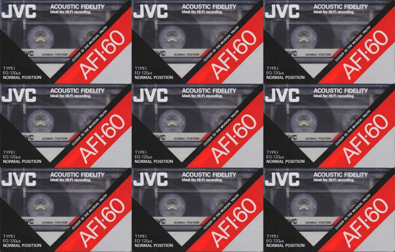 Compact Cassette:  JVC - AFI 60