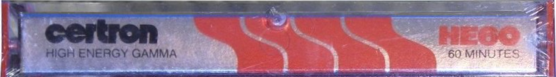 Compact Cassette Certron HE 60 Type I Normal 1978 USA