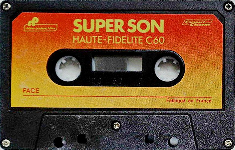Compact Cassette Super Son 60 Type I Normal France