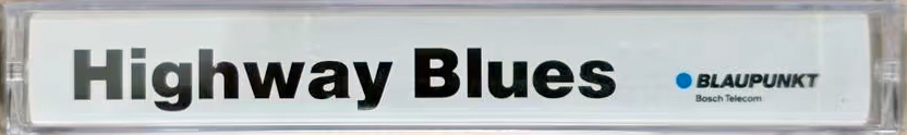 Compact Cassette Blaupunkt "Highway Blues. Pure Sound" Demonstration Tape 1992 Germany
