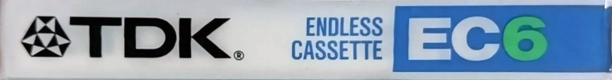 Compact Cassette TDK EC Endless 6 "EC-6N" Endless Cassette 1982 Japan
