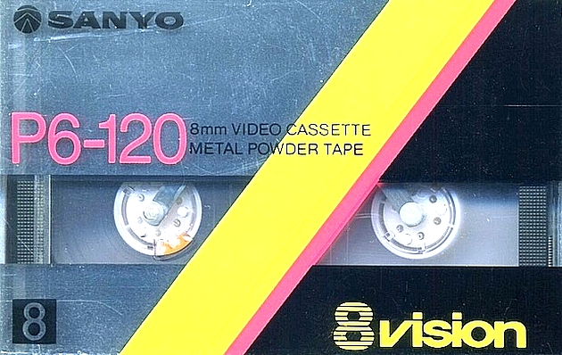 Video8, Hi8, Digital8 Sanyo 120 "8vision" Type IV Metal 1987 Japan
