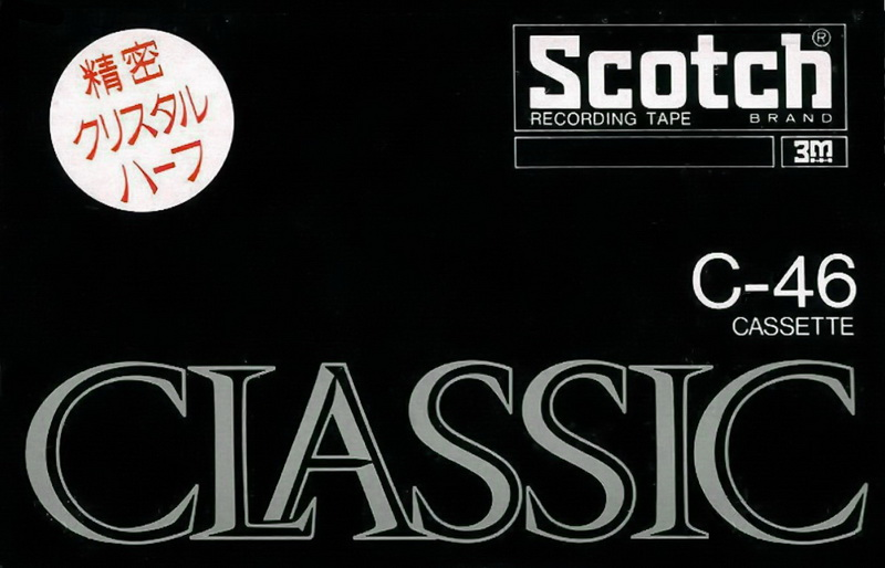Compact Cassette Scotch Classic 46 Type III Ferro Chrome 1975 Japan