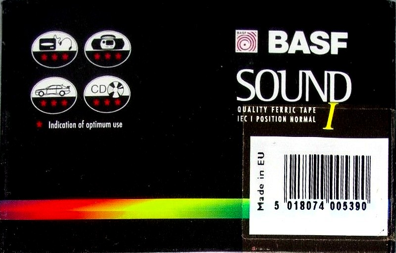 Compact Cassette BASF Sound 90 Type I Normal 1998 Europe