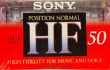 Compact Cassette Sony HF 50 Type I Normal 1996 Europe