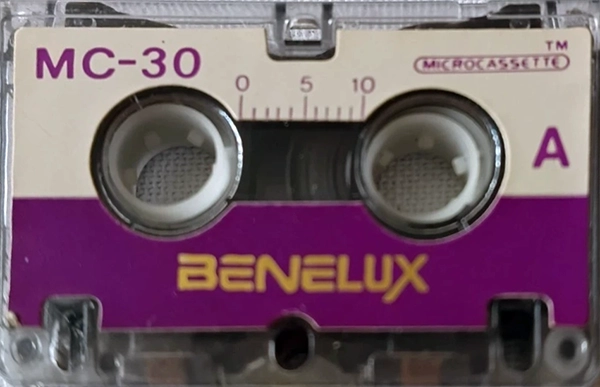 Microcassette, Minicassette Benelux 30 Type I Normal Unknown Country
