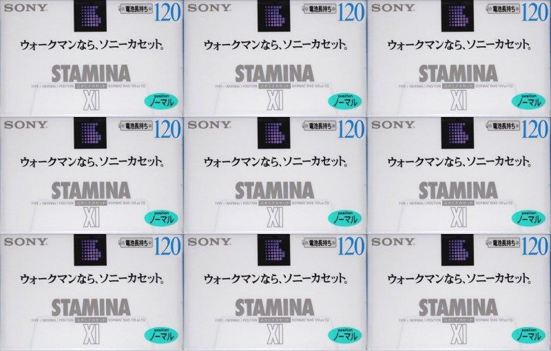 Compact Cassette: Sony  - Stamina XI 120