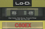 Compact Cassette Lo-D EX 60 Type II Chrome 1981 Japan