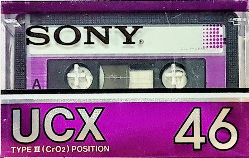 Compact Cassette Sony UCX 46 Type II Chrome 1983 Japan