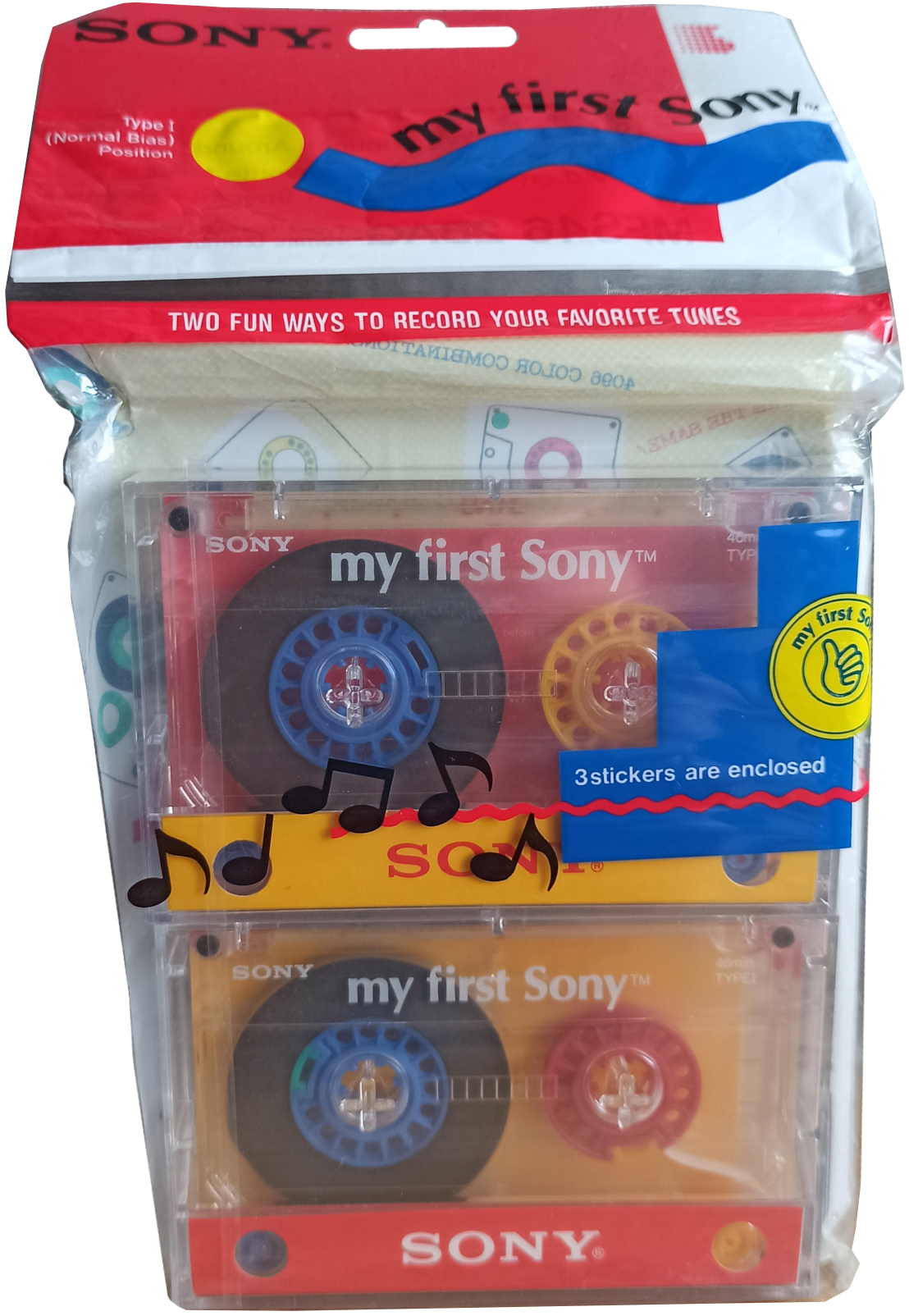 Soft Pack Sony 46 "My First Sony MFS46 2BAG" Type I Normal 1987 USA