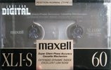 Compact Cassette Maxell XLI-S 60 Type I Normal 1990 Japan
