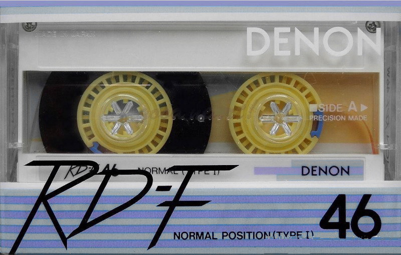 Compact Cassette Denon RD-F 46 "RD-F46W" Type I Normal 1986 Japan