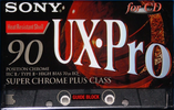 Compact Cassette Sony UX-Pro 90 Type II Chrome 1996 Europe