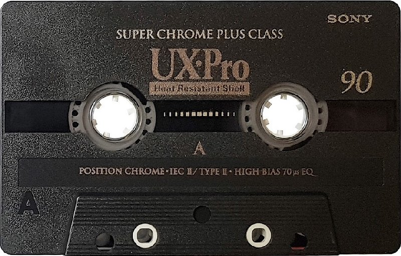 Compact Cassette Sony UX-Pro 90 Type II Chrome 1996 Europe