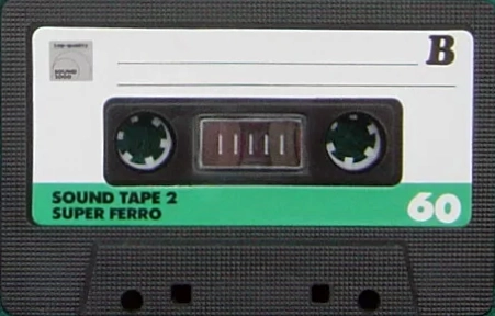 Compact Cassette Sound 2000 Sound Tape 2 60 "Super Ferro" Type I Normal 1978 Germany