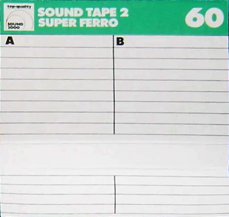 Compact Cassette Sound 2000 Sound Tape 2 60 "Super Ferro" Type I Normal 1978 Germany