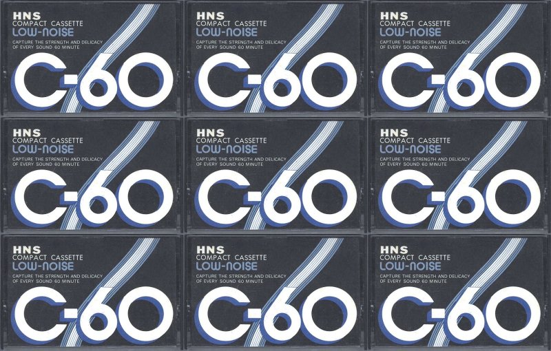Compact Cassette HNS 60 Type I Normal 1977 Japan