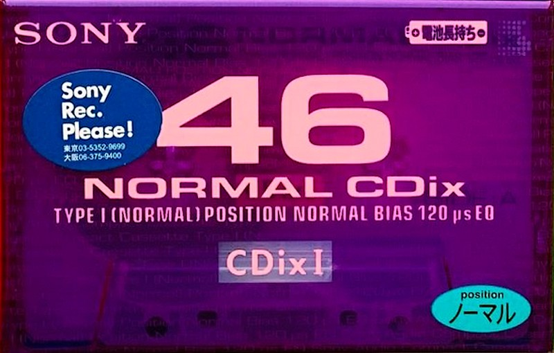 Compact Cassette: Sony  - CDix I 46