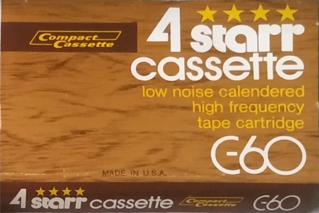 Compact Cassette 4 starr 60 Type I Normal USA
