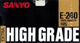 VHS, Video Home System Sanyo HG 240 "Extra" Type I Normal 1988 Europe