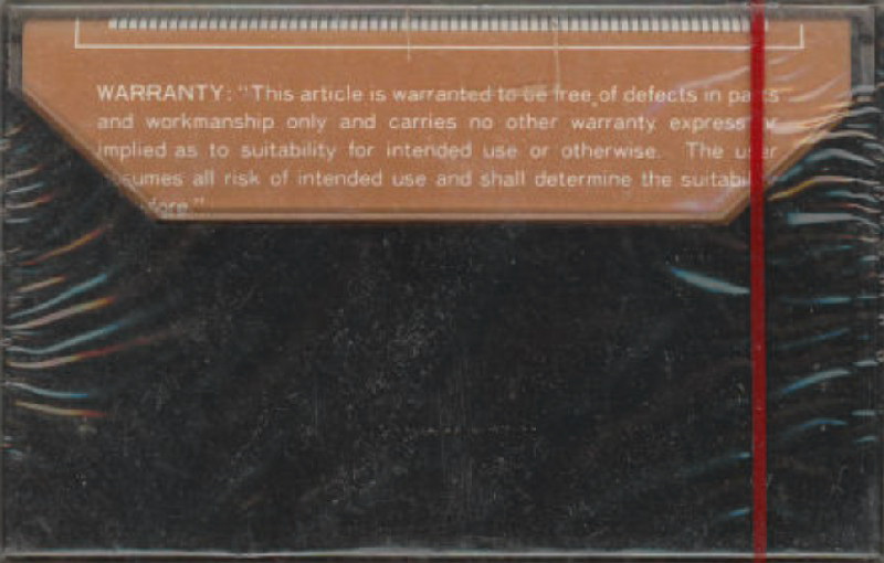 Compact Cassette MSL 90 Type I Normal Hong Kong