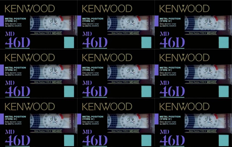 Compact Cassette:  Kenwood - MD 46