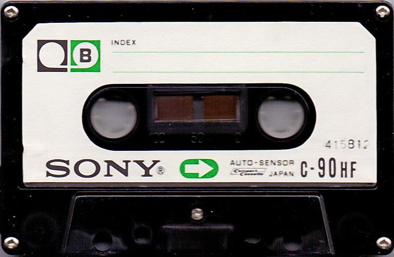 Compact Cassette Sony HF 90 Type I Normal 1972 North America