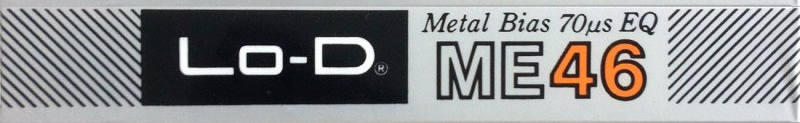 Compact Cassette Lo-D ME 46 Type IV Metal 1983 Japan