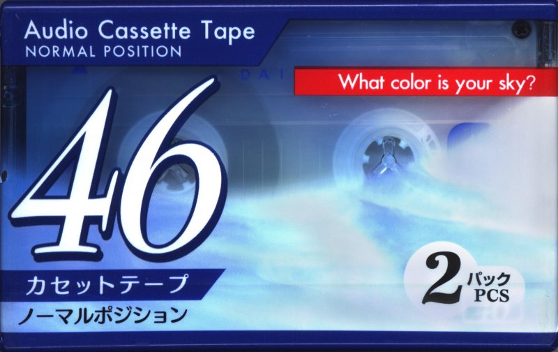 2 pack Daiso What color is your sky? 46 Type I Normal 2002 Japan