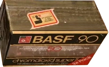 3 pack: BASF  - Chromdioxid Super II 90