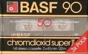 3 pack: BASF  - Chromdioxid Super II 90