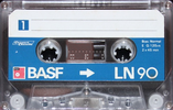 Compact Cassette BASF LN 90 Type I Normal 1981 Japan