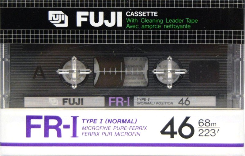 Compact Cassette Fuji FR-I 46 Type I Normal 1984 Europe