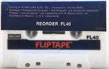 Compact Cassette Mallory FL 40 "Fliptape" Type I Normal USA