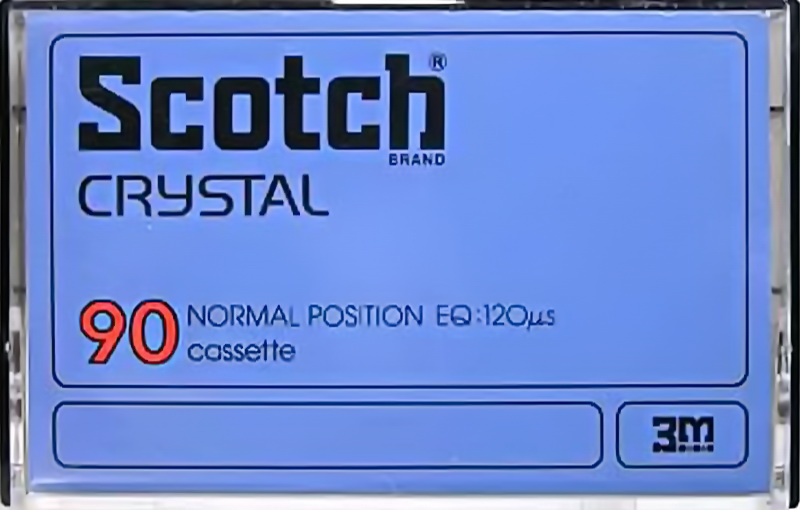 Compact Cassette Scotch Crystal 90 Type I Normal 1977 Japan