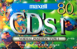 Compact Cassette Maxell CD`s I / CD`s 1 80 "CDS1-80G" Type I Normal 1994 Japan