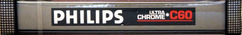 Compact Cassette Philips Ultra Chrome 60 Type II Chrome 1981 Europe
