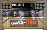 Compact Cassette Philips Ultra Chrome 60 Type II Chrome 1981 Europe