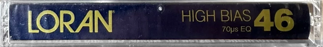 Compact Cassette Loran 46 Type II Chrome 1985 USA