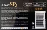 Compact Cassette RAKS SP 90 "SP 2" Type II Chrome 1996 Europe