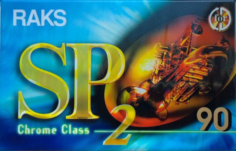 Compact Cassette RAKS SP 2 90 Type II Chrome 1998 Europe