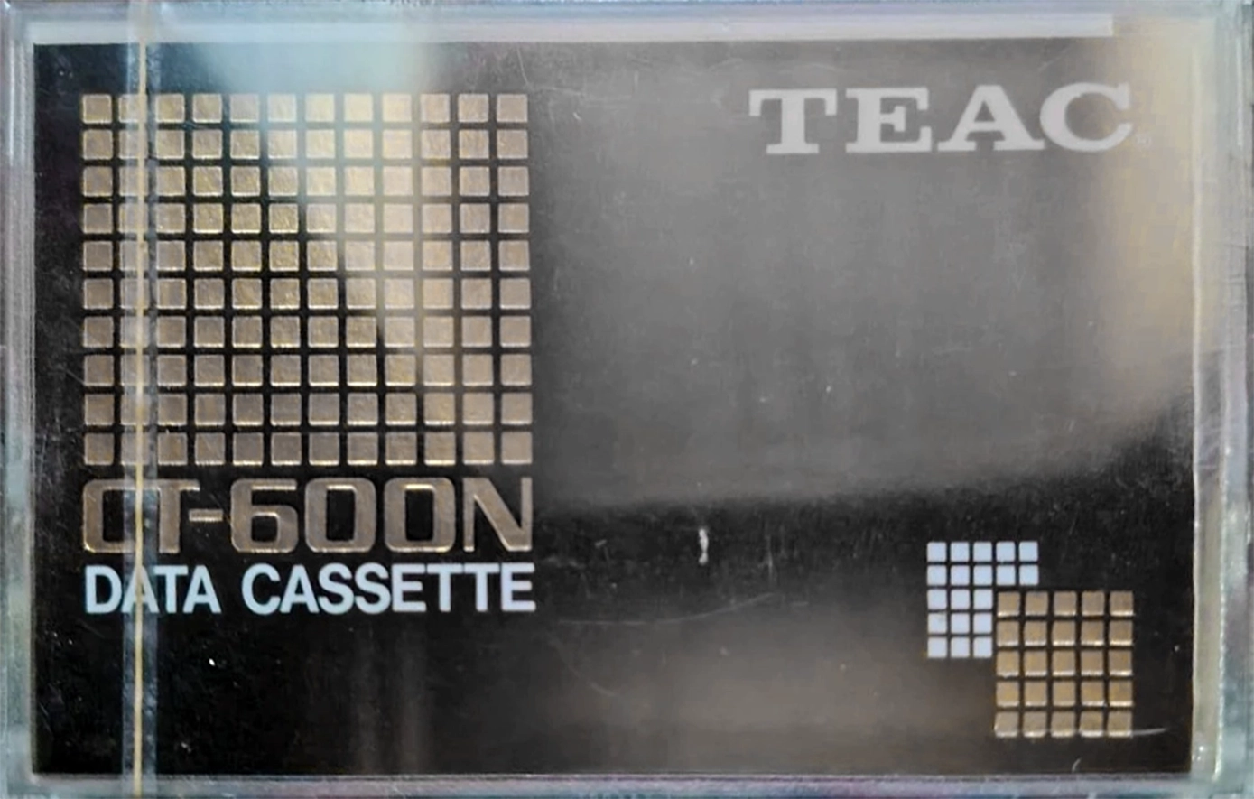 Compact Cassette Teac CT "CT-600N" Computer Cassette 1980 Worldwide