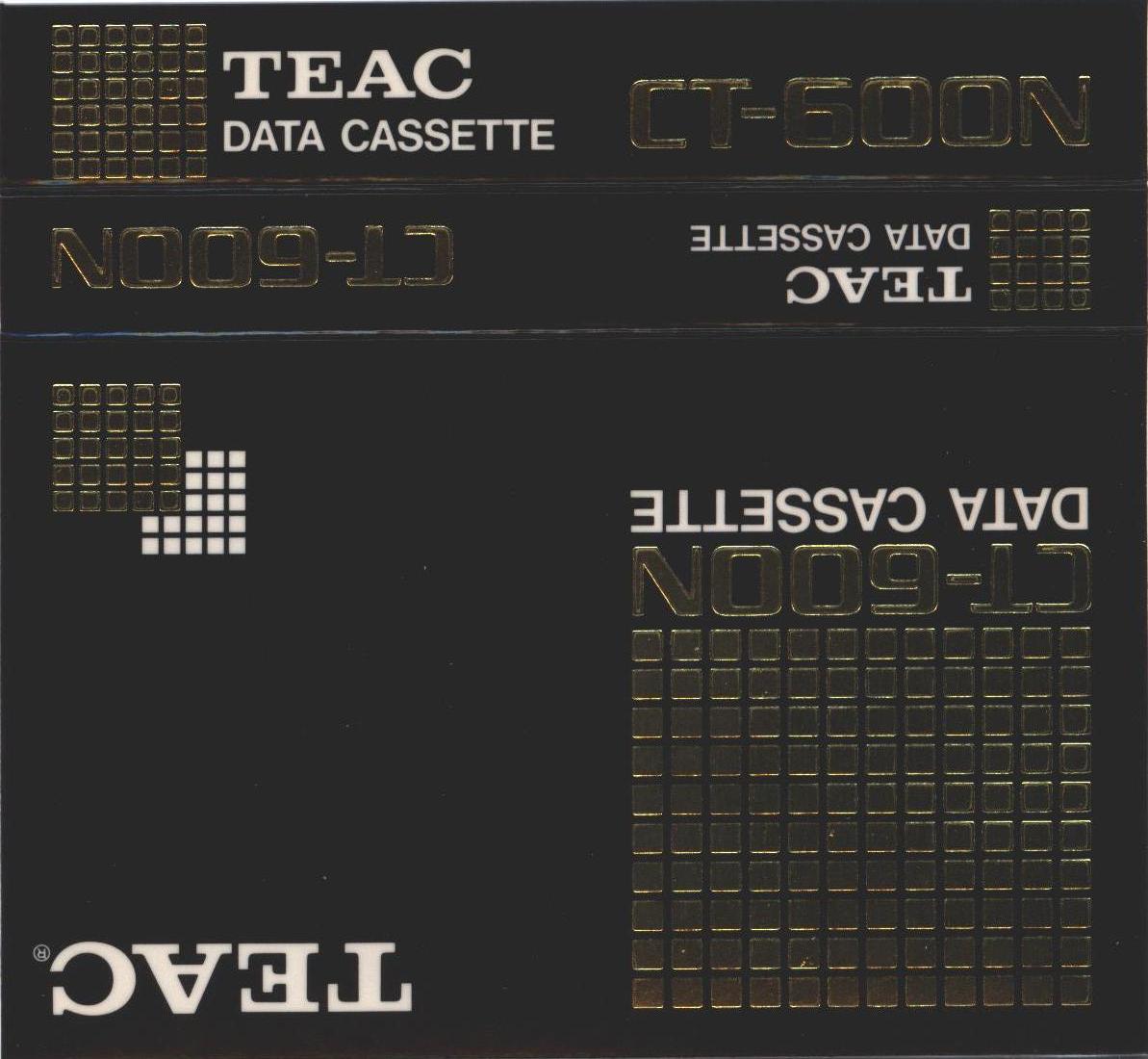 Compact Cassette Teac CT "CT-600N" Computer Cassette 1980 Worldwide